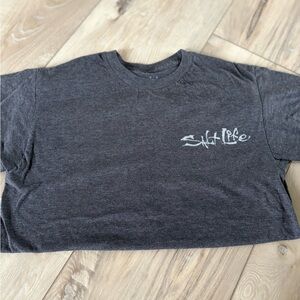 Salt Life Dark Gray Short Sleeve Tee